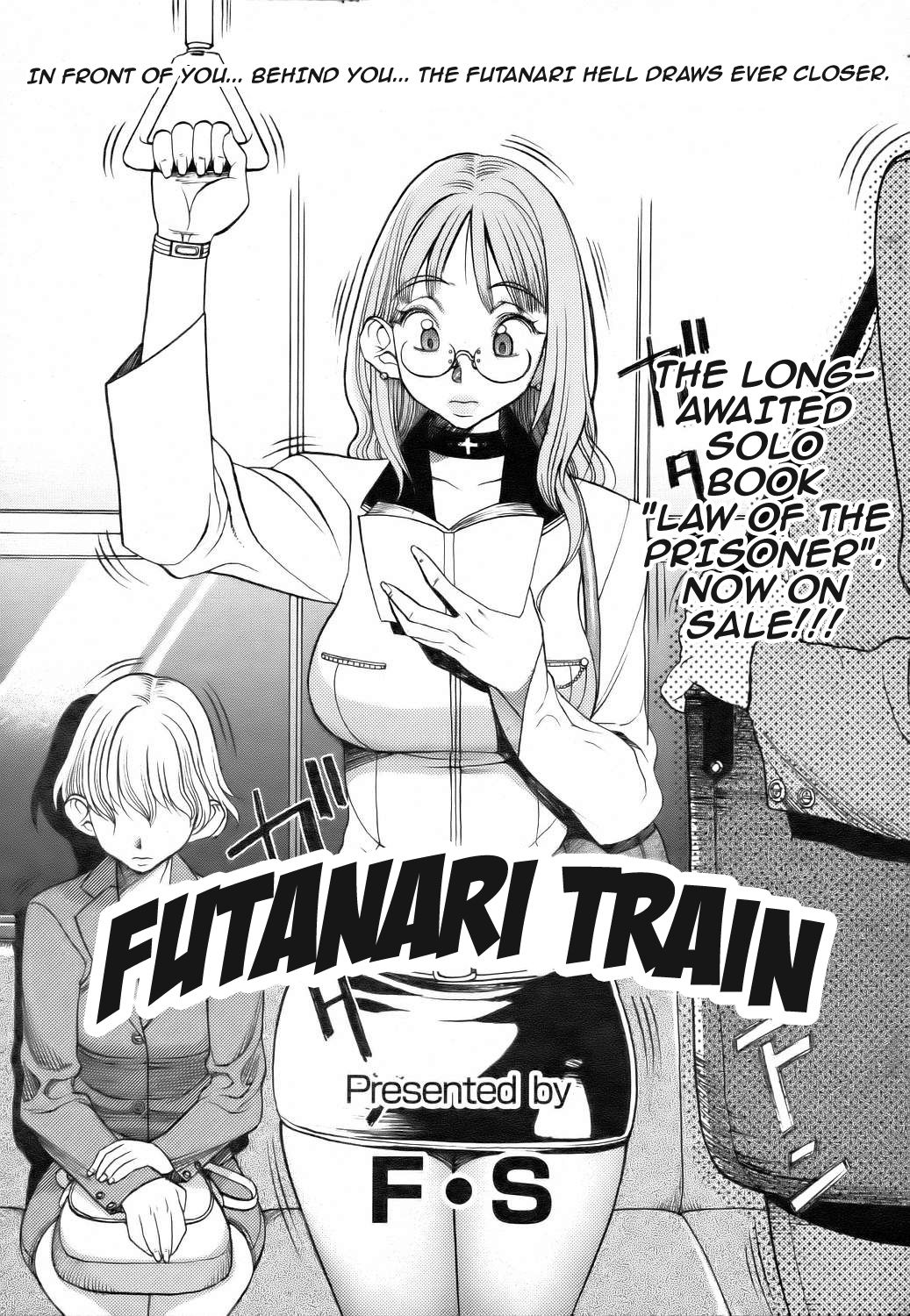 Futanari on train