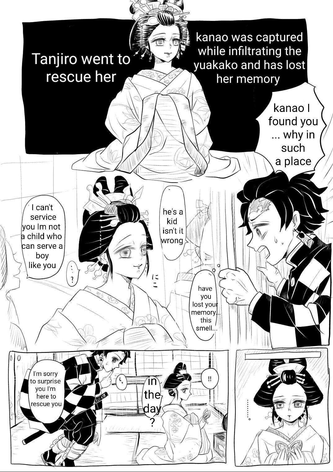 Tanjiro x kanao doujinshi