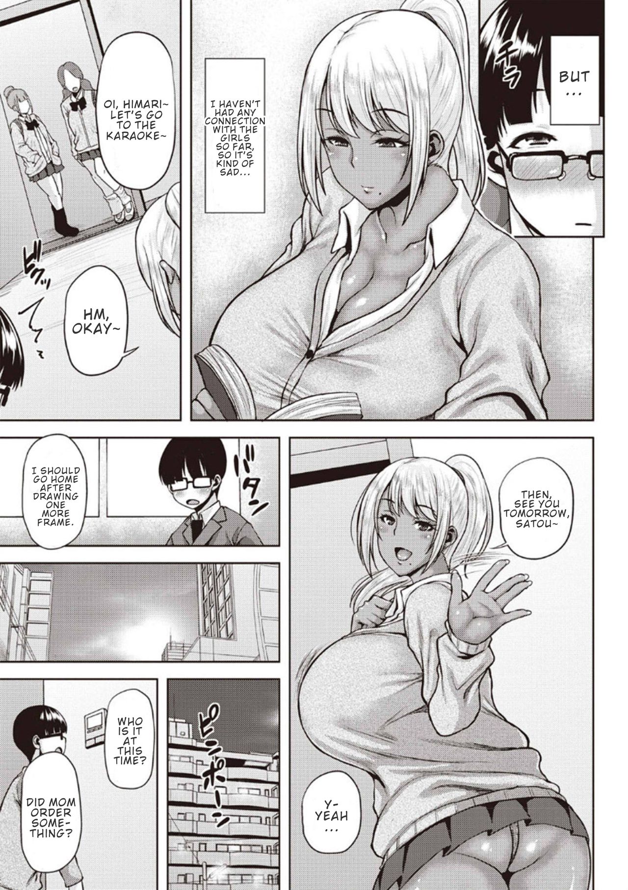 Hentai manga dark skin