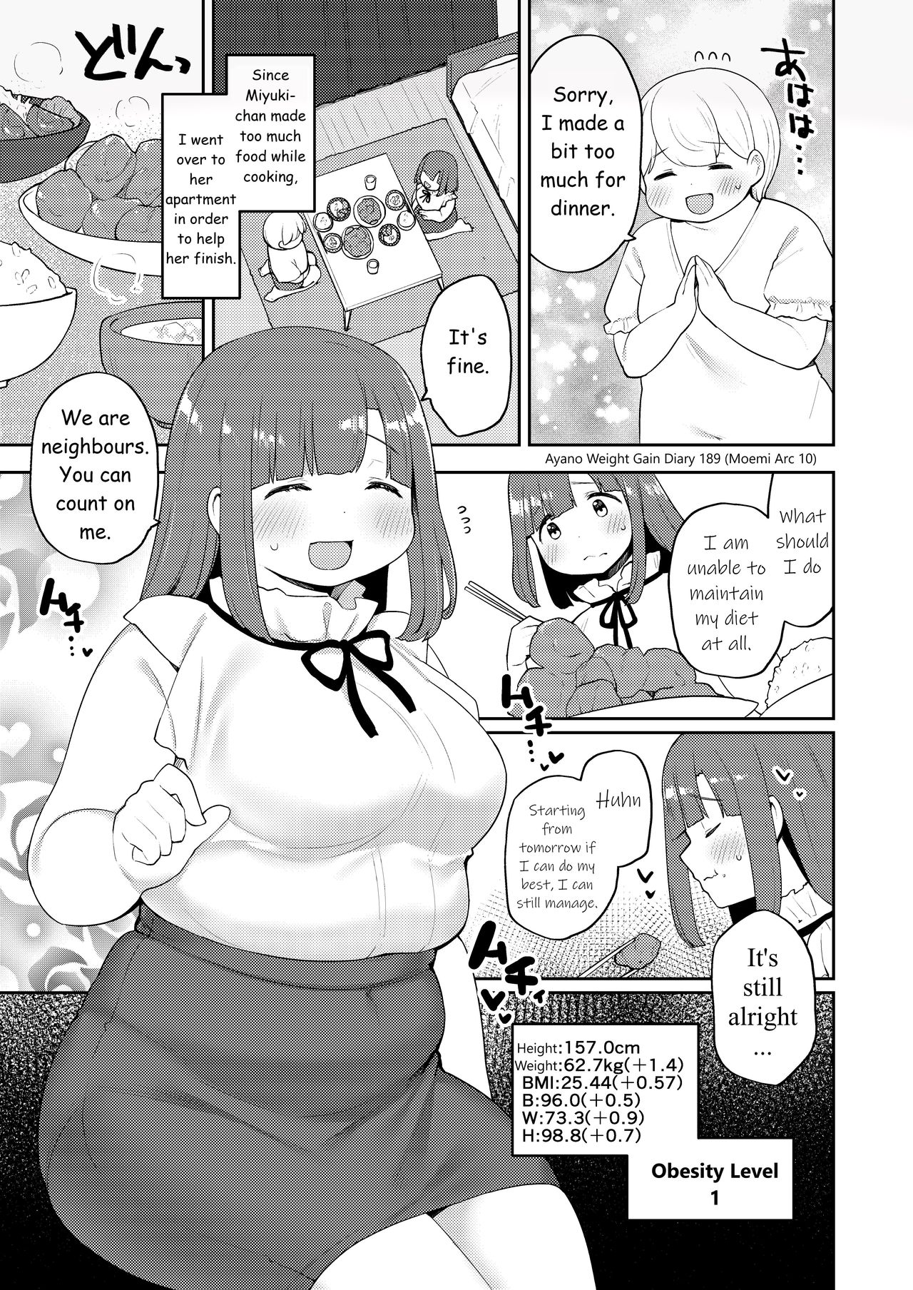 Ayanos Weight Gain Diary » nhentai - Hentai Manga, Doujinshi & Porn Comics