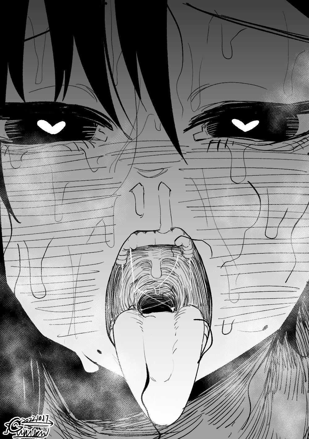Blowjob hentai manga